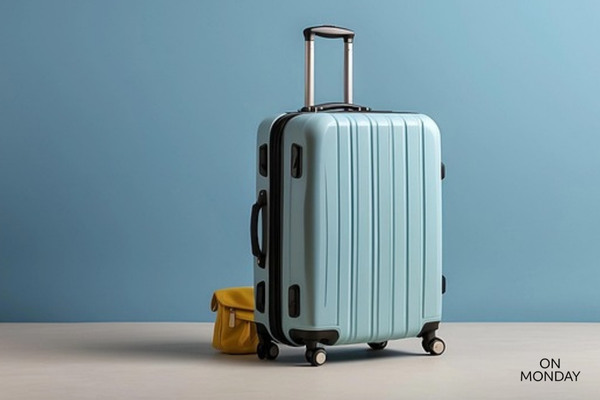 Suuri matkalaukku renkailla