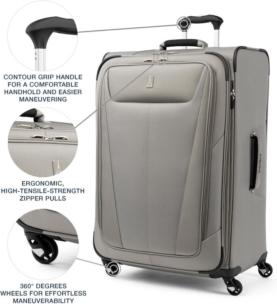 Travelpro 5 matkalaukku viikon matkalle.